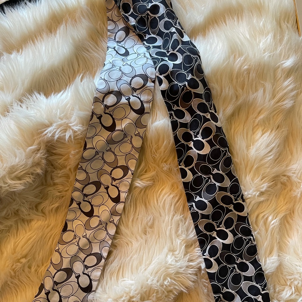 Coach silk scarf